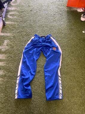 Vintage Zipway New York Knicks NBA Blue Side Zip Tear-Away Track Pants
